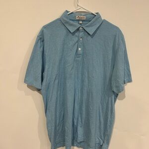 Peter Millar Light Blue Polo Shirt